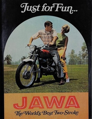 1967 Jawa CZ 4-page brochure OEM Twin-Pipe MX250 Trials Californian ESO 500
