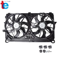 Radiator Condenser Cooling Fan Assembly 2005-2007 For Chevrolet Silverado 1500