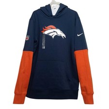 Denver Broncos Nike Team Issue Pullover Hoodie Youth 14/16 New w/ Minor Defect