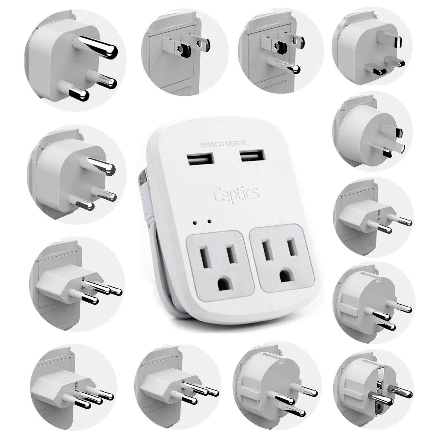 Kit, World Safest Grounded 13 Adaptor Set