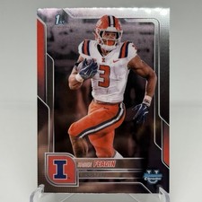 2025 Topps Bowman University Chrome - Kaden Feagin #26 Illinois Fighting Illini