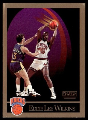 1990-91 SkyBox Eddie Lee Wilkins New York Knicks #196 | eBay