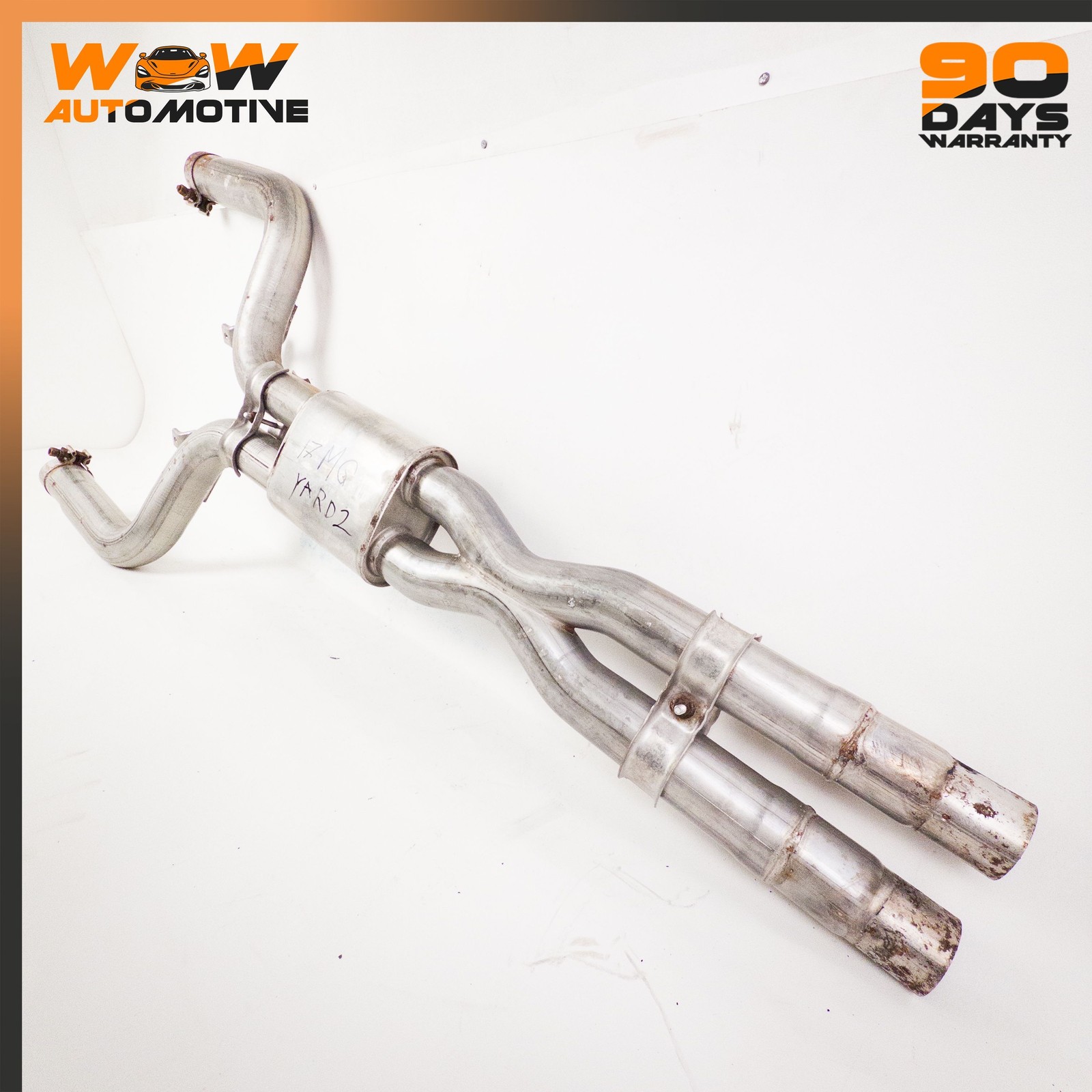 14-19 MASERATI GHIBLI 3.0L REAR MUFFLER EXHAUST SILENCER BOX CROSS PIPE OEM