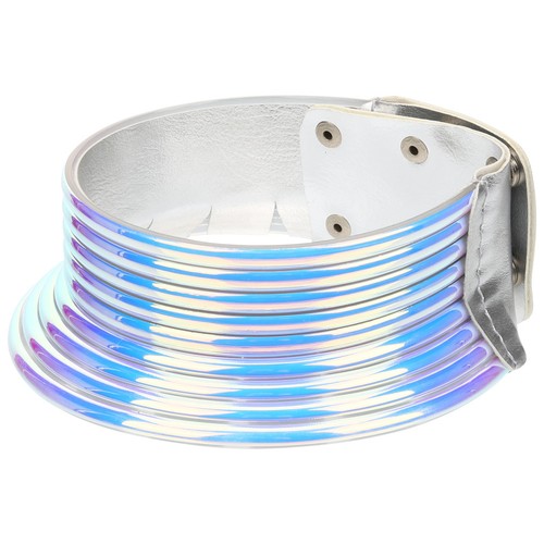 African Choker Necklace for Women Punk Resin Material Multi Color 1.5 Inch Wide - Afbeelding 8 van 12