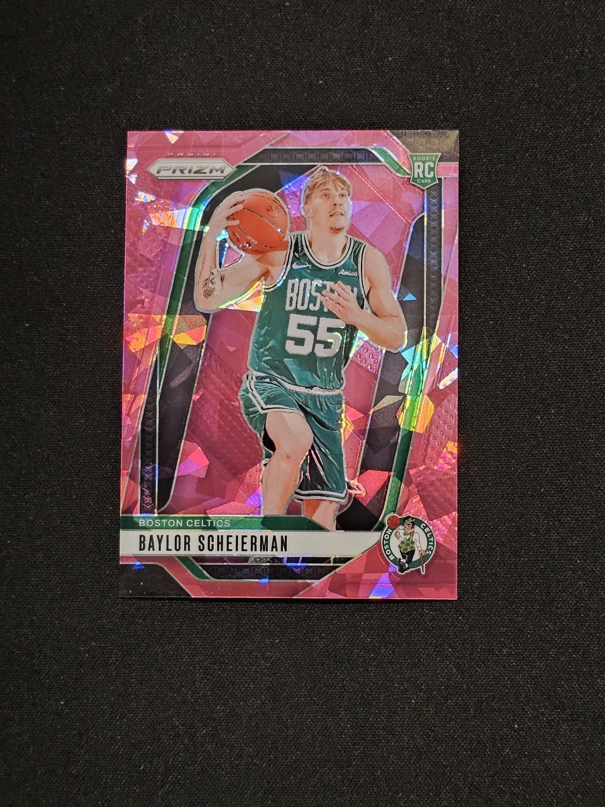 2024-25 Panini Prizm #236 Baylor Scheierman (RC) Rookie Pink Ice Prizm 
