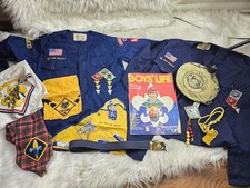Huge Vintage Lot Of Cub Scouts of America Official Uniform BOY SCOUTS collection
