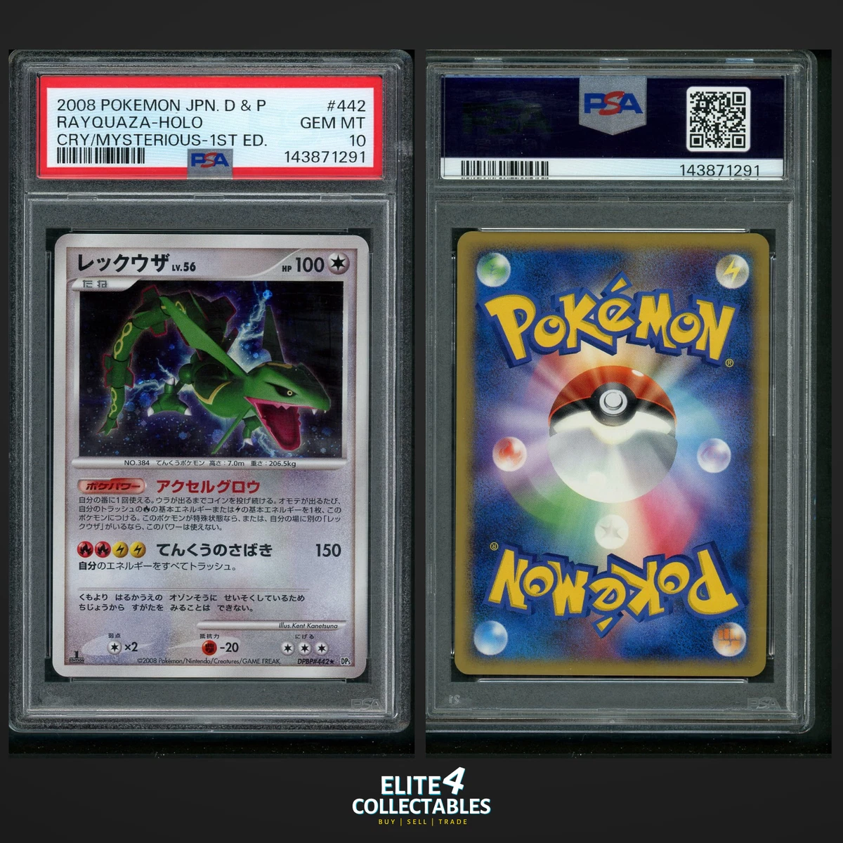 Pokémon TCG Professional Sports Authenticator (PSA) Holo Rare
