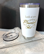 Bride Getting Married Insulated Travel Mug/Tumbler, 20 Oz.