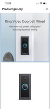 Ring Video Doorbell Wired - Black