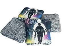 Mini Cornhole Bags By: Swag bags Cornhole 4  X 4  High Quality Tornado Shadow