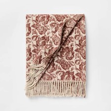Block Print Jacquard Throw Blanket - Threshold designed with Studio McGee