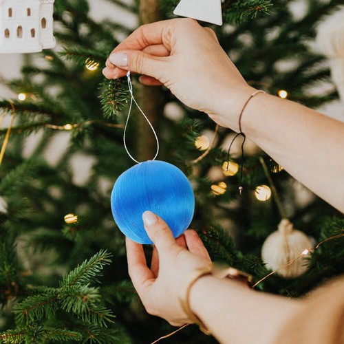 30 Pezzi Decorazione Natalizia Palline Festive Ornamenti Natalizi Globo Neve Ciondolo Seta - Foto 8 di 12
