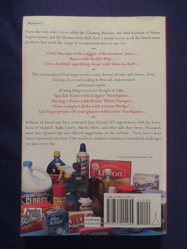 2001 CLEAN IT! EAT IT! FIX IT! Paperback Book by JOEY GREEN - Picture 9 of 9