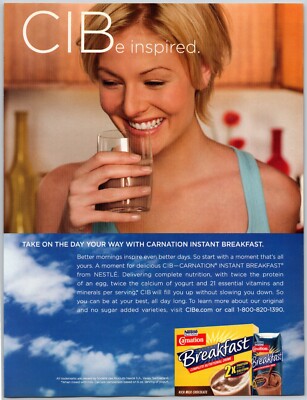 2007 Nestle Carnation Instant Breakfast Complete Nutrition Print Ad