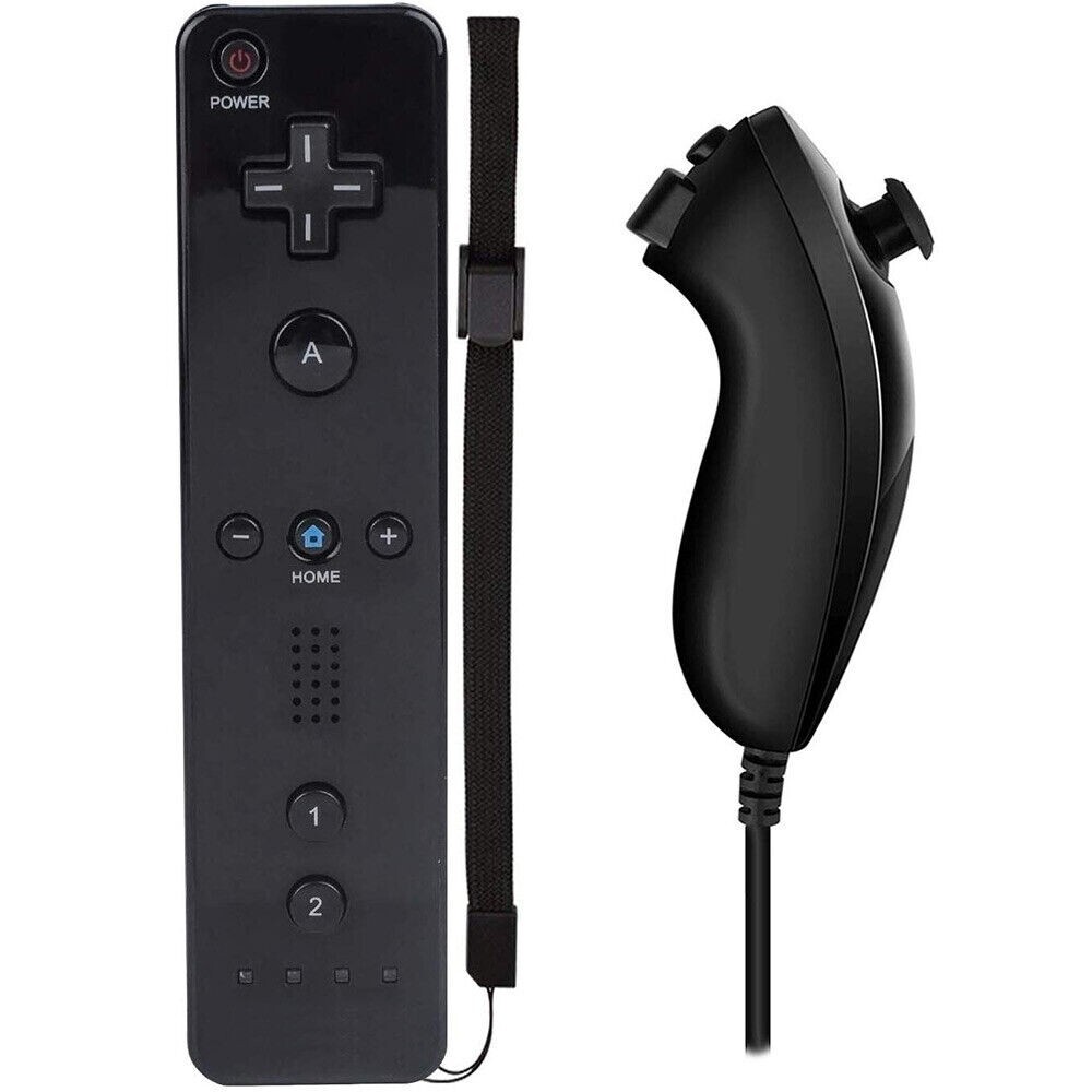 Wii一式 Amazon.com: Nintendo Wii Console (Black) - (Renewed) : Video