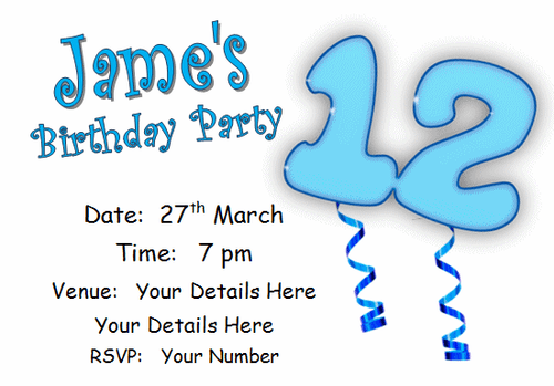 10 Personalised INVITATIONS & envelopes, birthday party invites card AGE 8 boys - Picture 13 of 13