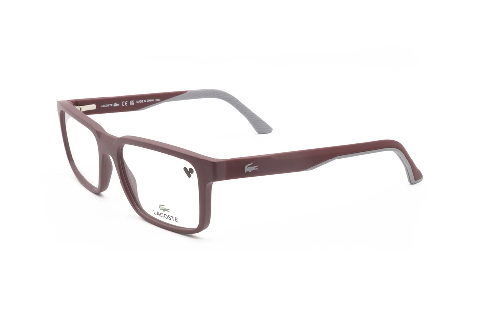 Ópticas Lacoste para hombre 55 mm rojo oscuro L2922-603-55