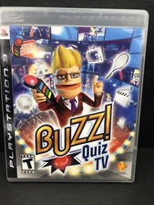 Buzz Quiz TV Sony PlayStation 3 2008 Case And Manual Only No Game