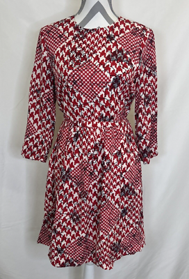 brooks brothers red dress V-Neck Knee-Length Dress