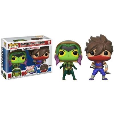 FUNKO POP GAMES - MARVEL VS CAPCOM 2 PACK - GAMORA VS STRIDER - NEW 