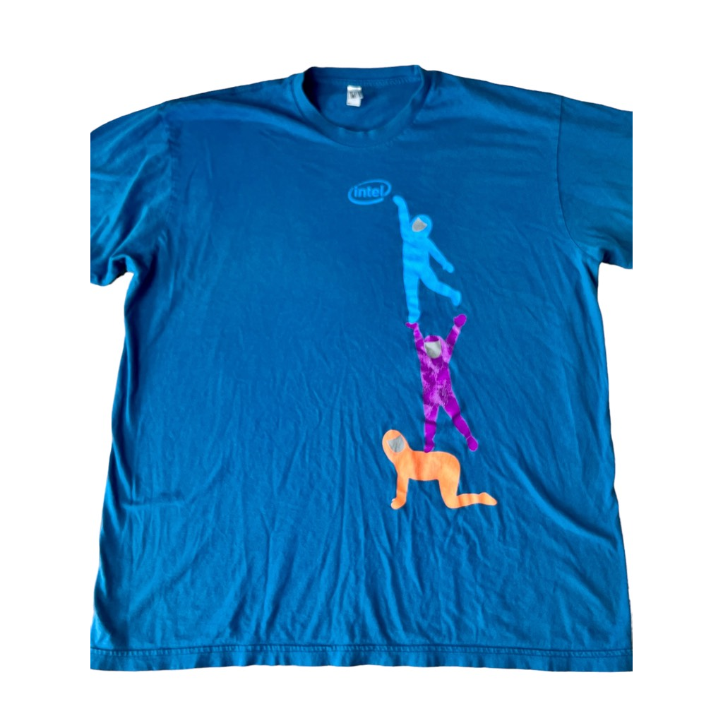 Intel Invent The New Reality Mens American Apparel Graphic T-Shirt