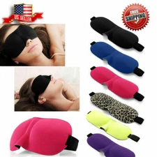 3D Eye Mask Sleep Soft Padded Shade Cover Rest Relax Sleeping Blindfold Travel