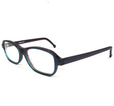 Vintage la Eyeworks Eyeglasses Frames GEMCO 255 Clear Blue Purple 50-15-140