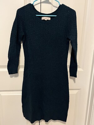 loft green sweater dress Uptown Girl Mini Sweater Dress main image 0
