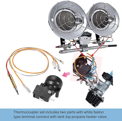 #ad #ad Propane Tank Top Heater Replacement Part Thermocoupler Assembly Kit Gas Heaters $7.01