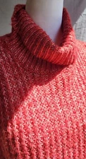 90s Throwback Red Cowl Neck Sweater Tank Top
