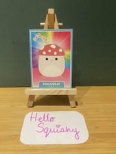 Squishmallows Trading Card Malcolm the Mushroom #44 by Kellytoy