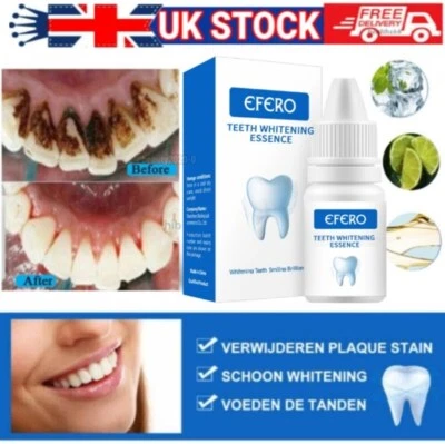 Teeth Whitening Essence Serum Gel Oral Hygiene Dental Care Remove Plaque Cleaner