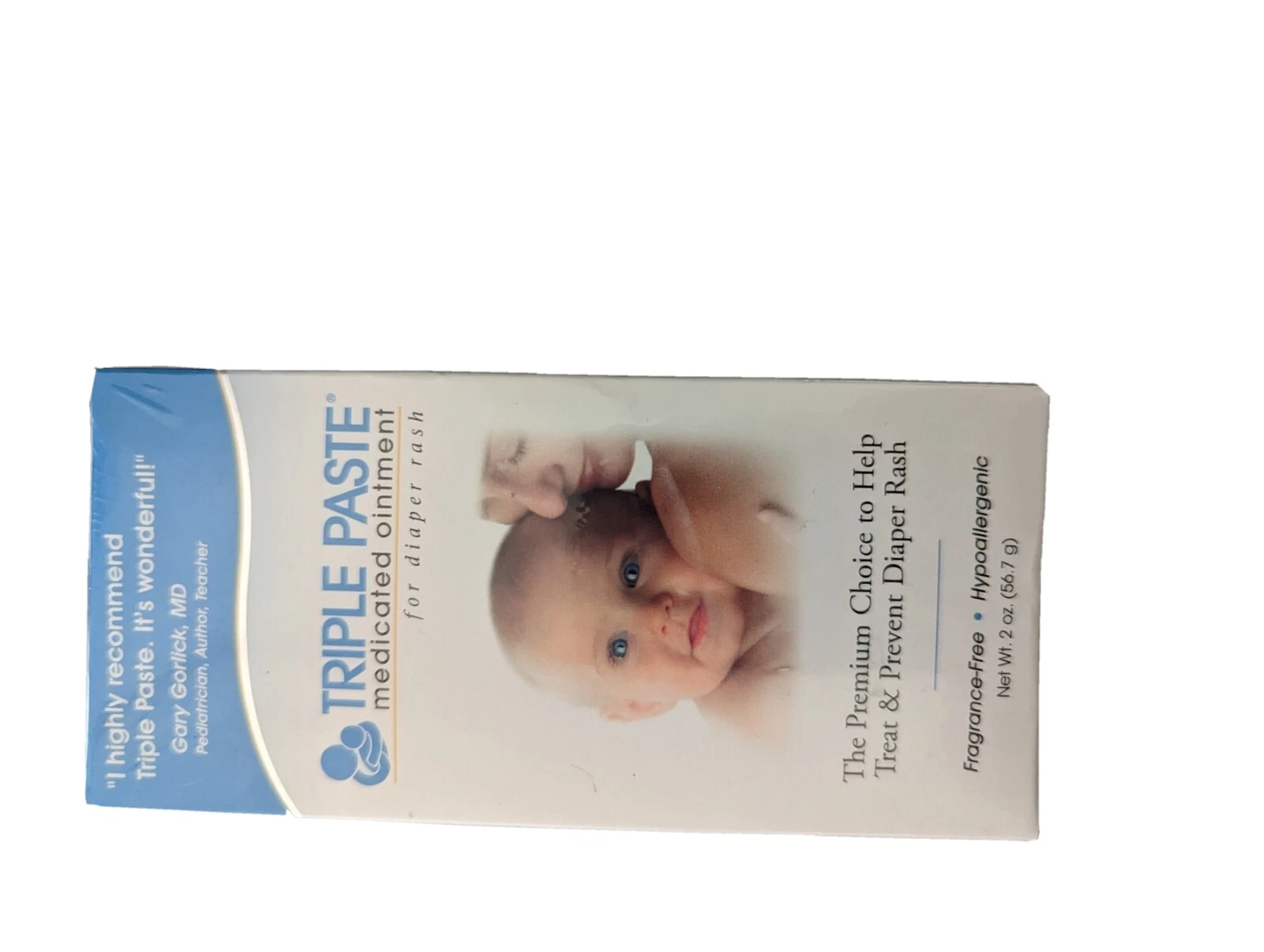 Triple Paste Diaper Rash Cream Hypoallergenic Medicated Ointment for Babies