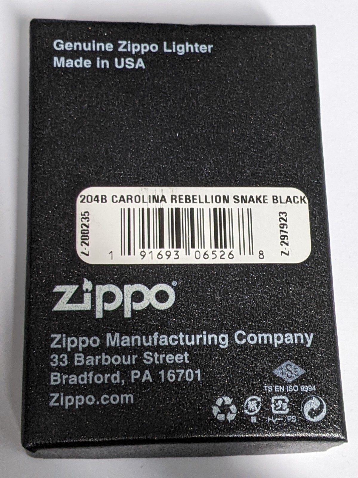 ZIPPO 2018 CAROLINA REBELLION RARE GOLD SNAKE CONCERT LIGHTER SEALED IN BOX #6