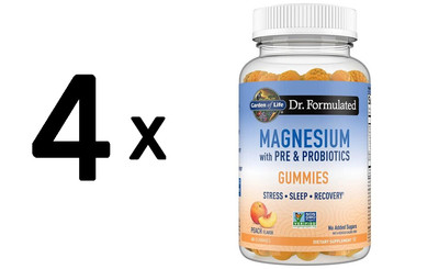 4 x Garden of Life Dr. Formulated Magnesium with Pre & (333,33 EUR/kg)