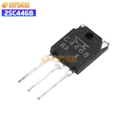 1PCS New  SANKEN 2SC4468 Bipolar (BJT) Transistor NPN TO-3P