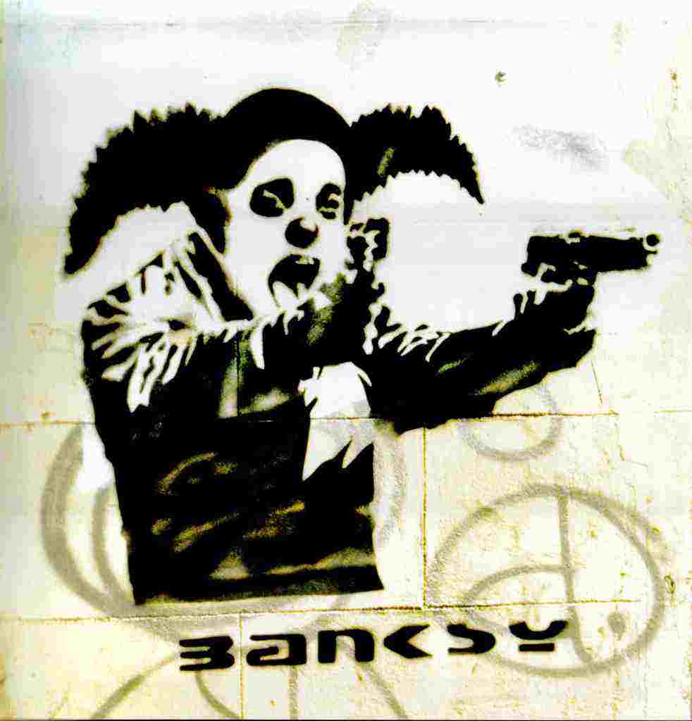 Banksy Clown With Guns A3 Photo Print Poster | eBay UK