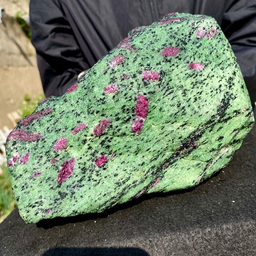 29.65LB Natural green Ruby zoisite (anylite) crystal Chakra Healing Energ - Picture 10 of 12