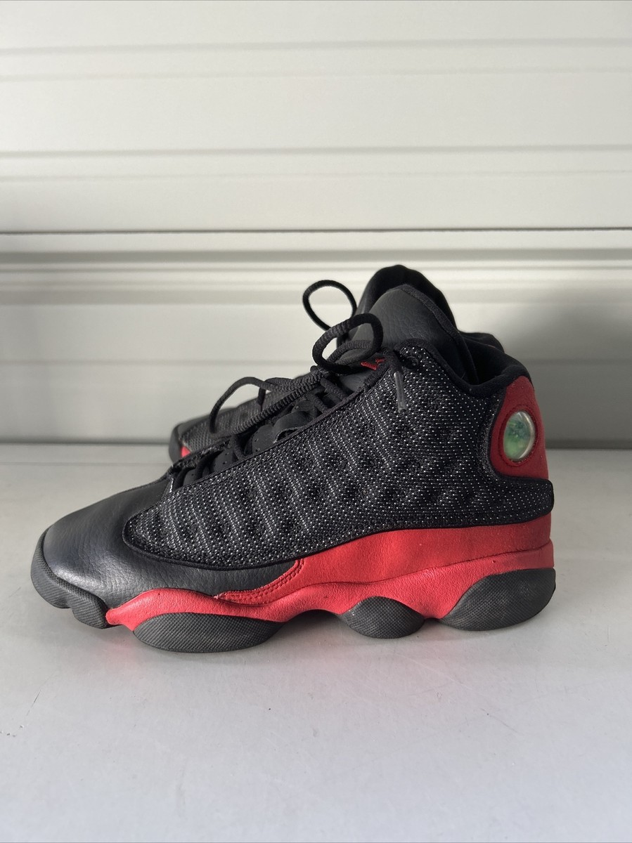 2005 NIKE AIR JORDAN XIII 13 RETRO GS BRED BLACK TRUE RED BG