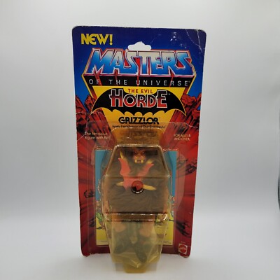 MOTU, Vintage, GRIZZLOR, Masters of the Universe, MOC, Sealed, figure, He-Man