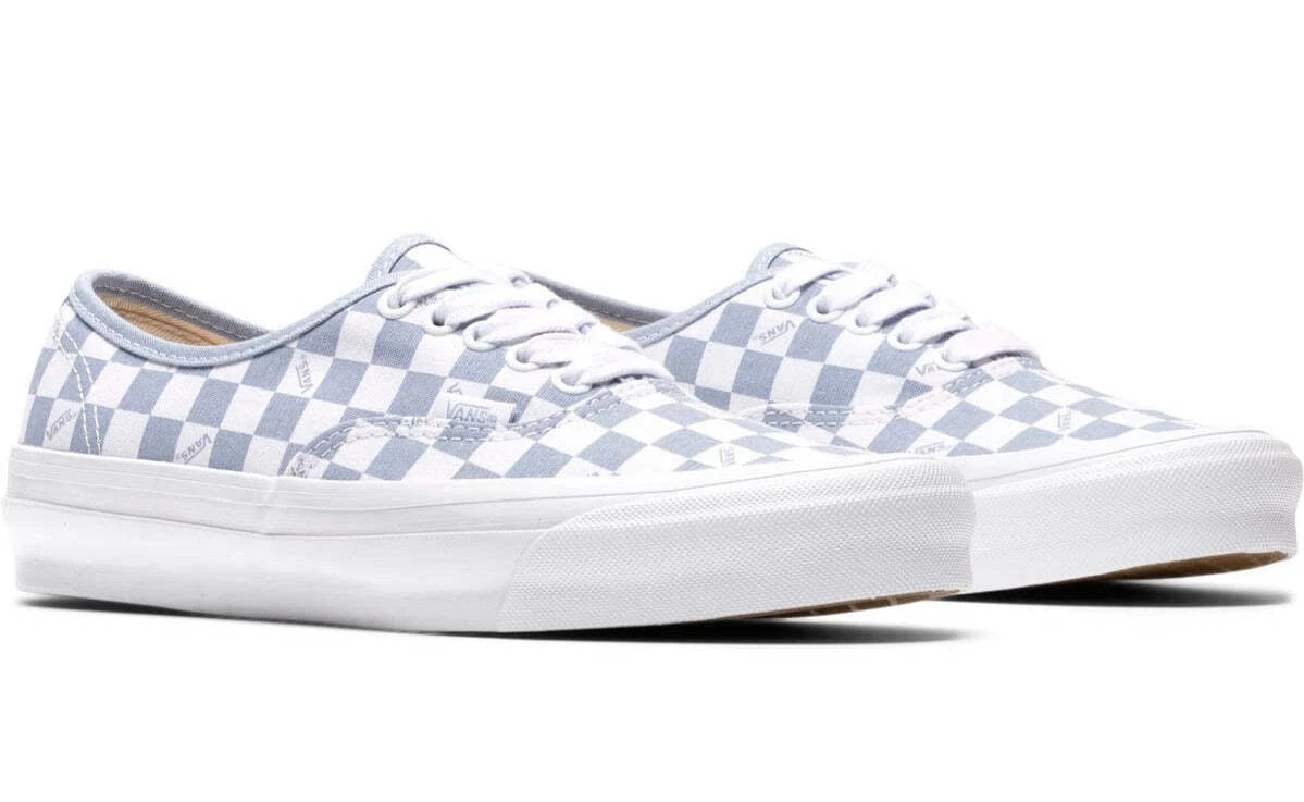 VN0A5FBDSKY Mens Vans VAULT OG AUTHENTIC LX CHECKERBOARD WHITE SKY BLUE
