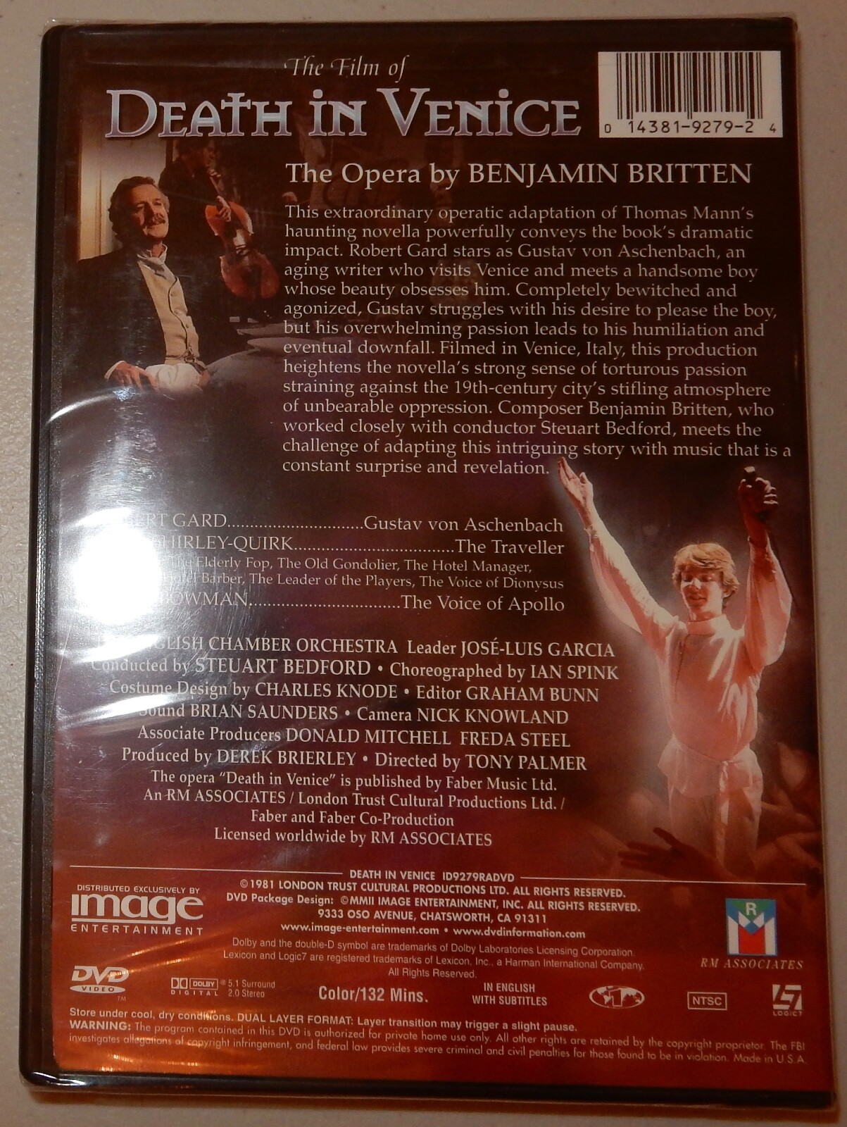 Death in Venice (DVD, 2002) Brand New Sealed 14381927924 eBay