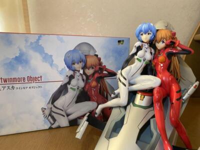 Neon Genesis Evangelion Rei & Asuka Twinmore Objektfigur Union Creative Japan