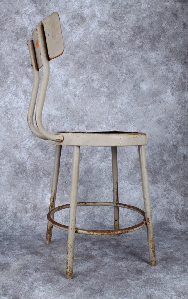 Silla moderna industrial vintage Krueger productos metálicos Foto 3 de 4