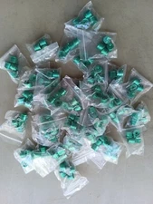 350$ Value PS Controller Buttons Lot Green Bullet End Buttons Metal PS4 