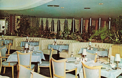 Postcard The Hayden House Omaha Nebraska Eppley Airfield Silver Lining Room