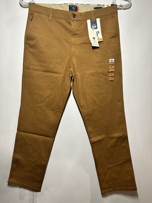 Dockers Men's Slim Fit Smart 360 Ultimate Chino Pants - Dark Ginger Brown 38x30