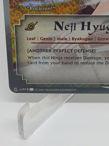 Naruto CCG/TCG Neji Hyuga (eine weitere perfekte Verteidigung) USA Exklusive Diamantfolie - Bild 4 von 8