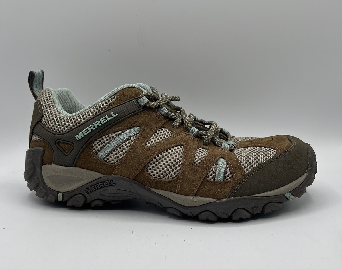 Scarpa da trekking Merrells da donna trial lontra J343687C blu surf taglia 8 5 usata in ottime condizioni