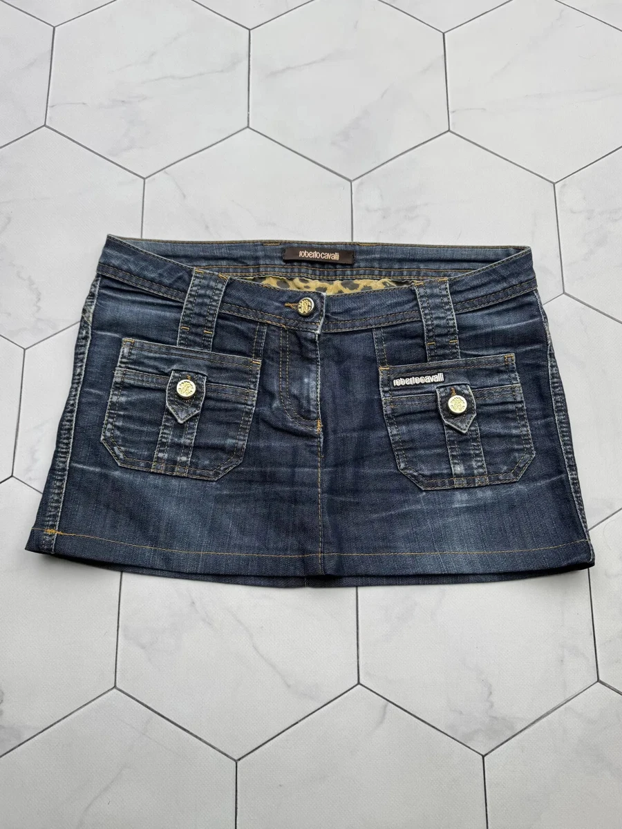 Roberto Cavalli Denim Skirts for Women for sale | eBay